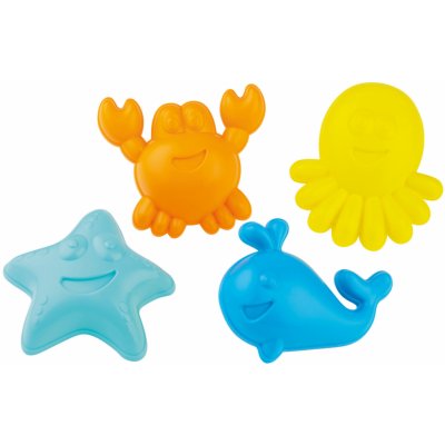 Androni Tvořítka na písek 4 kusy veselý mořský svět – Zboží Mobilmania