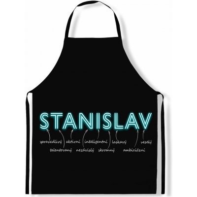 IMPAR Zástěra Mužská jména Neon Stanislav – Hledejceny.cz