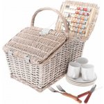 Klia Proutěný piknikový koš pro 4 osoby – Hledejceny.cz