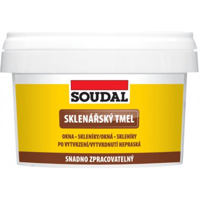 SOUDAL sklenářský tmel 600g – HobbyKompas.cz