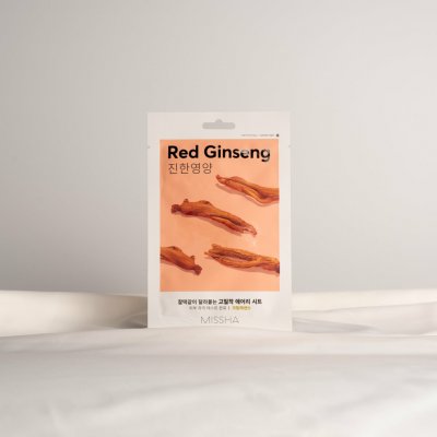 Missha Airy Fit Sheet Mask Red Ginseng plátýnková maska s výtažkem z ženšenu 19 g – Hledejceny.cz