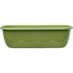 Plastia Samozavlažovací truhlík Mareta 17,5 x 60 x 19,5 cm zelená sv. + zelená tm. – Zboží Dáma