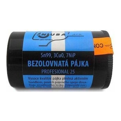 Pájecí cín Sn99,3 - Cu0, 7 - NiP - 25 g - NUBA – Hledejceny.cz