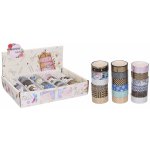 Wiky Lepící páska 1,5 cm x 3 m dekor – Zboží Dáma