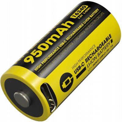 Nitecore NL169R 16340 950 mAh 3,6 V USB-C – Zboží Živě