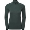 Dámské sportovní tričko Montane WOMEN'S DART XT ZIP NECK deep forest