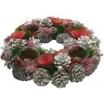 GOBA Vánoční věnec růžové Vánoce 32 cm – Zboží Dáma