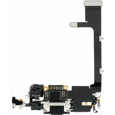 ostatní Apple iPhone 11 Pro Nabíjecí konektor dock černý Lightning mikrofon – Zboží Mobilmania