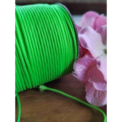 Šňůra technická žaluziová / k navlékání korálků Ø1,4 mm zelená – Zboží Dáma