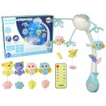 Lean Toys Kolotoč nad postýlku s projektorem modrý – Zboží Dáma