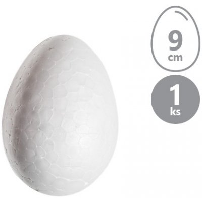 No Name Vajíčko polystyrénové 9 cm 1 ks