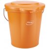 Úklidový kbelík Vikan Oranžový plastový kbelík s víkem 12 l