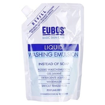 Eubos Basic Skin Care Blue mycí emulze náhradní náplň (Physiological pH, Without Alkaline Soap and Perfume) 400 ml