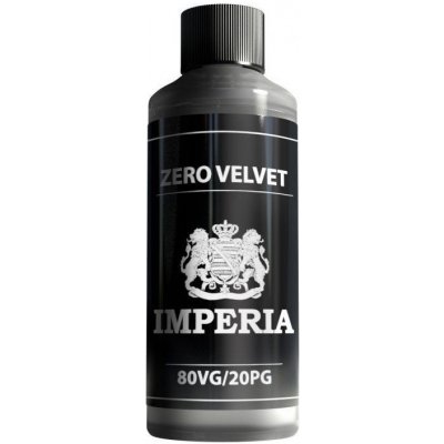 Boudoir Samadhi s.r.o. IMPERIA ZERO VELVET PG20/VG80 0mg 100ml 1ks – Zboží Mobilmania