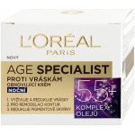 L'Oréal Age Specialist noční krém proti vráskám 55+ 50 ml – Hledejceny.cz