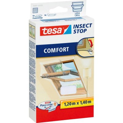 Tesa COMFORT 55881-00020-00 UV světlo síť proti hmyzu pro střešní okno 1200 mm x 1400 mm bílá 1 ks – Zbozi.Blesk.cz