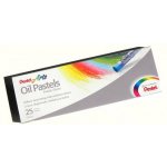 Pentel Olejové pastely kulaté 25 ks – Zboží Dáma