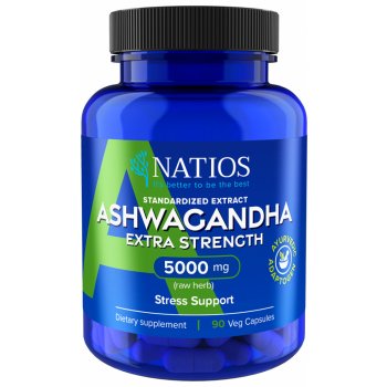 Natios Maca Extract, 5000 mg Extra Strength, 90 veganských kapslí