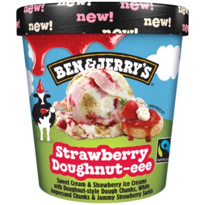 Ben & Jerry's Strawberry Doughnut-eee 393ml – Zbozi.Blesk.cz