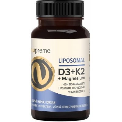 Nupreme Liposomal Vit. D3+K2 30 kapslí – Hledejceny.cz