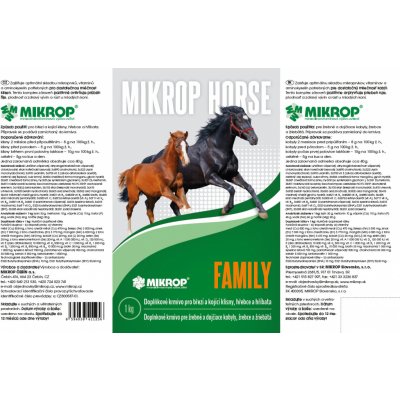 Mikrop Horse Family 1 kg – Zboží Mobilmania