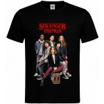 Tričko Stranger Things | Heroes Černá – Zboží Dáma