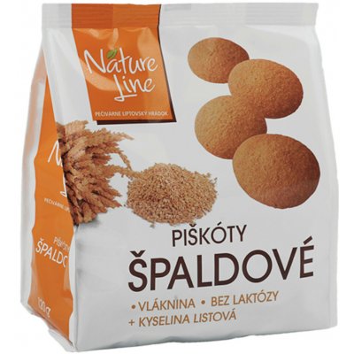 NatureLine piškoty špaldové bez laktózy 120 g – Sleviste.cz