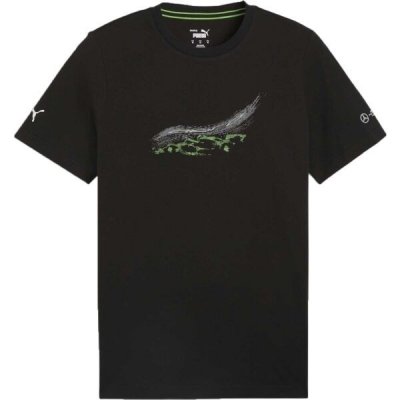 Puma MERCEDES-AMG PETRONAS F1 ESSENTIALS CAR GRAPHIC TEE Pánské triko černá – Zboží Mobilmania