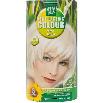 HennaPlus barva na vlasy krémová Ultra Blond zesvětlující 00