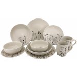 Clay keramická jídelní souprava Cream Garden talíře misky hrnky 10 ks – Zboží Mobilmania