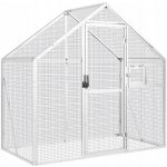 vidaXL Voliéra 179 x 100 x 185 cm hliník – Sleviste.cz