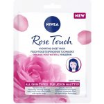 Nivea Rose Touch 10minutová hydratační maska pod oči 1 pár – Zboží Dáma