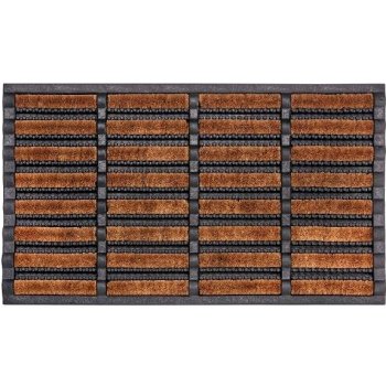 Hanse Home Collection Mix Mats Brushes 105647 Black Cocos 45x75 cm