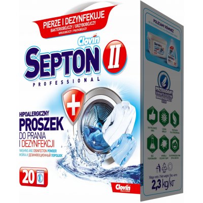 Clovin II Septon dezinfekční prášek 2,3 kg – Zbozi.Blesk.cz