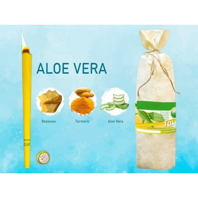 Hoxi svíce Ušní svíce s Aloe vera, v plátěném pytlíku 10 ks – Zboží Dáma
