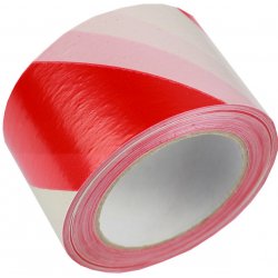Magg výstražná páska 70 mm x 200 m červeno-bílá G200/4