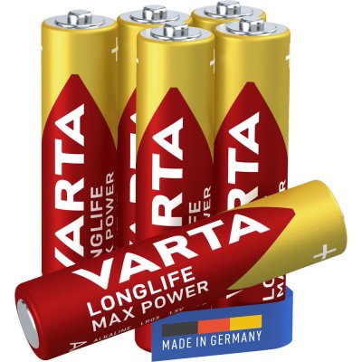Varta Longlife Max Power AAA 6ks 4703101436 – Zboží Mobilmania