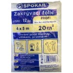 Spokar Fólie zakrývací 4 x 5 m HDPE-12MY – Zboží Mobilmania