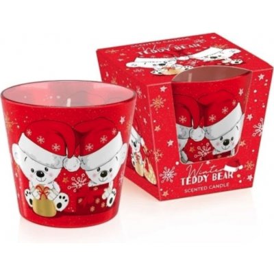BARTEK svíčka Winter teddy bear 115g – Zboží Mobilmania