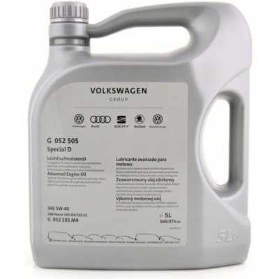 VAG G052505M4 Special D 5W-40 5 l – Hledejceny.cz