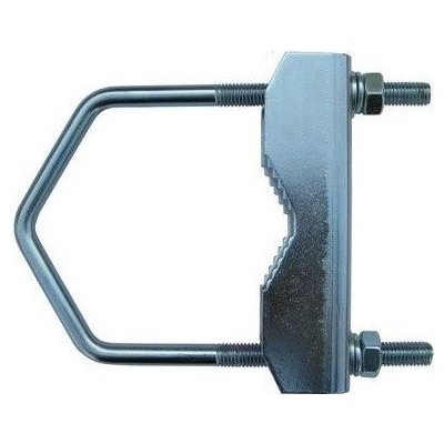 Třmen a protikus, rozteč 100mm pro uchycení skříní na stožár nebo trubku o průměru 42-90mm – Zboží Živě