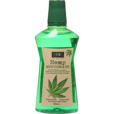 Xoc Hemp Mouthwash ústní voda s konopným extraktem 500 ml