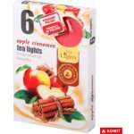 Admit Tea Lights Apple & Cinnamon 6 ks – Zboží Dáma