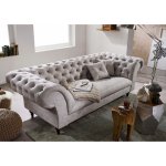 Askont Chesterfield Preston 3M light grey – Zboží Mobilmania