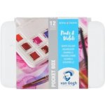 Van Gogh sada akvarelových barev 12ks Pocketbox pinks + violets – Hledejceny.cz