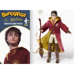 Noble Collection Harry Potter Bendyfigs ohýbatelná Harry Potter Famfrpál 19 cm