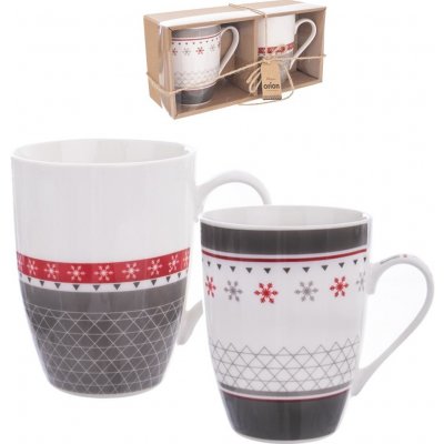 Orion Hrnek porcelánový CHRISTMAS 2 x 340 ml – Zboží Dáma