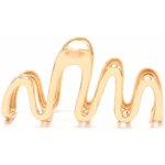 Větší kovový skřipec na vlasy Barva: zlatá – Zboží Dáma