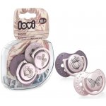 LOVI silikon dynamický Botanic růžová 2 ks – Zboží Dáma