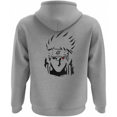 Naruto Mikina Kakashi V2 šedá